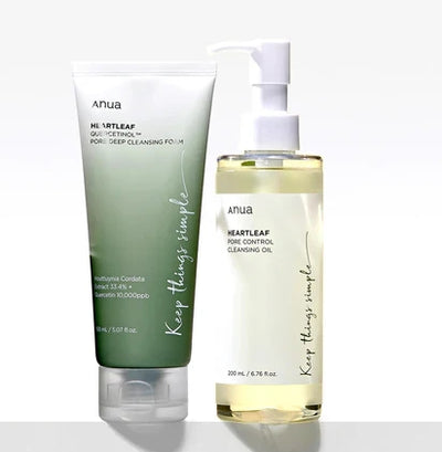 Anua Cleansing Bundle SET (Cleansing Oil+Foam cleanser )