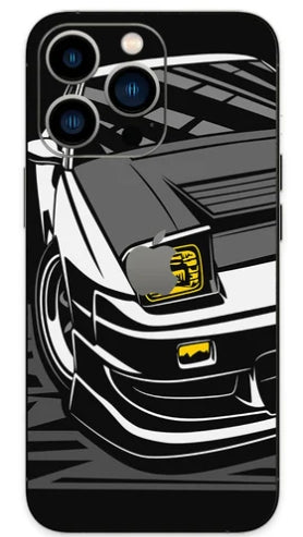 car illustration phone skin