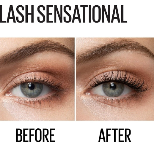Maybelline Lash Sensational Mascara – Very Black | Volumizing & Lengthening Mascara