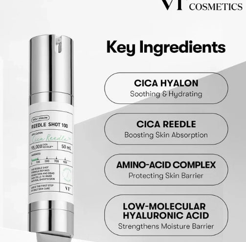 VT Reedle Shot 100 50ml – Skin Renewal & Brightening Serum