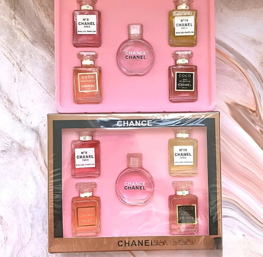 Chanel Chance Gift Set of 5 Perfumes – Luxury Fragrance Collection for Women