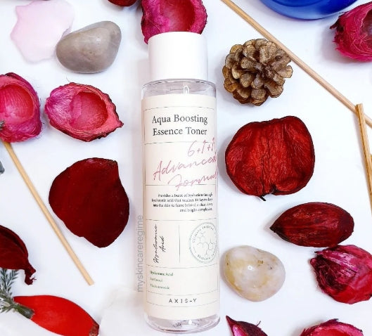 Axis-Y Aqua Boosting Essence Toner 150ml – Hydrating, Soothing & Balancing Toner for All Skin Types