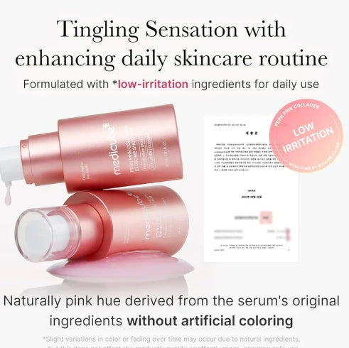 Medicube PDRN Pink Collagen Exosome Shot Serum 7500 – 30ml | Anti-Aging, Skin Firming & Repair Essence