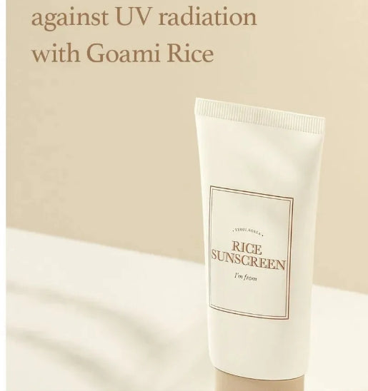 I’m From Rice Sunscreen SPF50+ PA++++ – 50ml | Brightening & Soothing Korean UV Protection