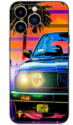 car illustration phone Skin