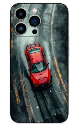 Red Car Phone Skin