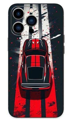 Car on road Phone Skin