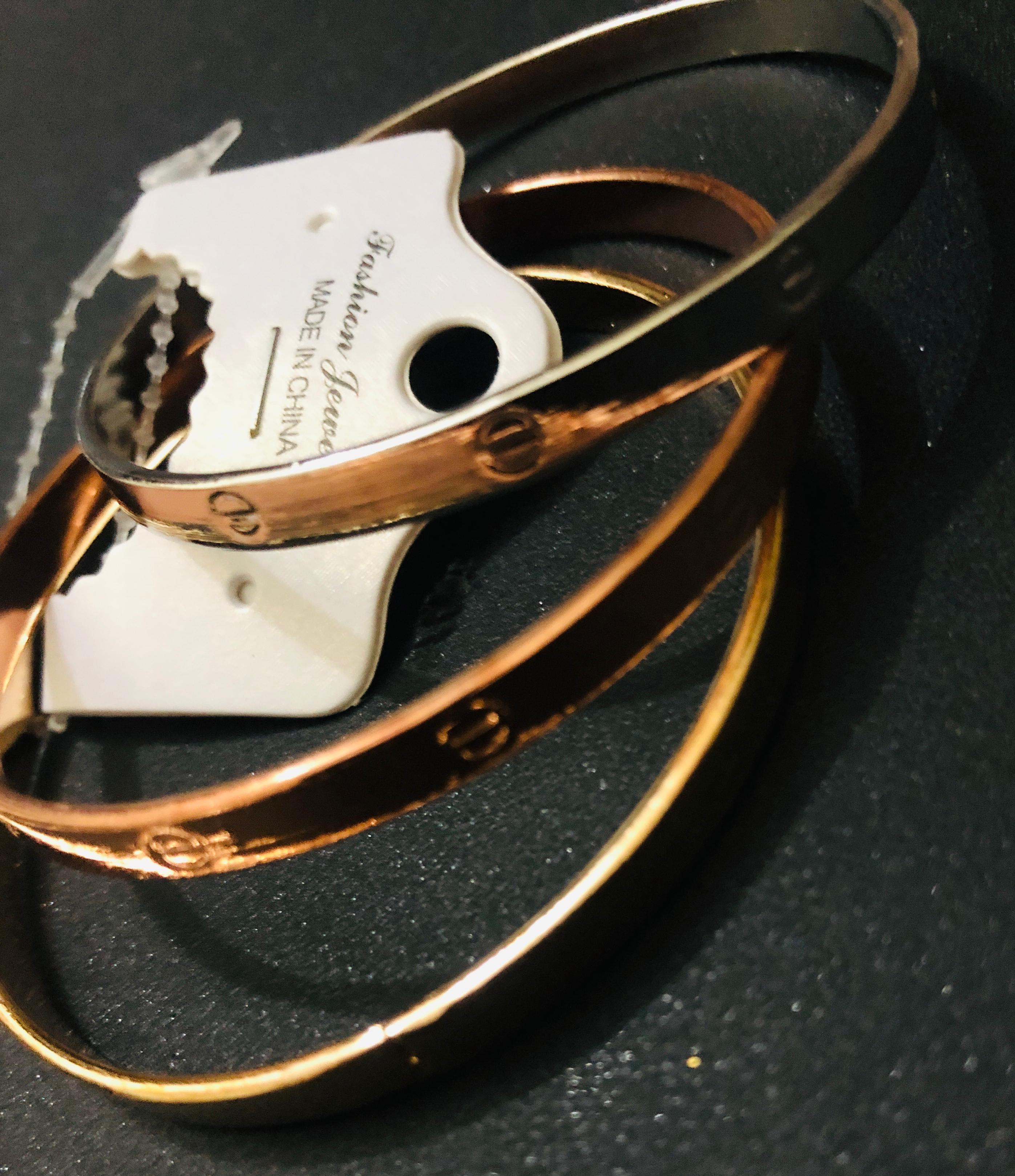 Stackable Bangle Jewelry Set (Silver, Rose Gold, Gold)