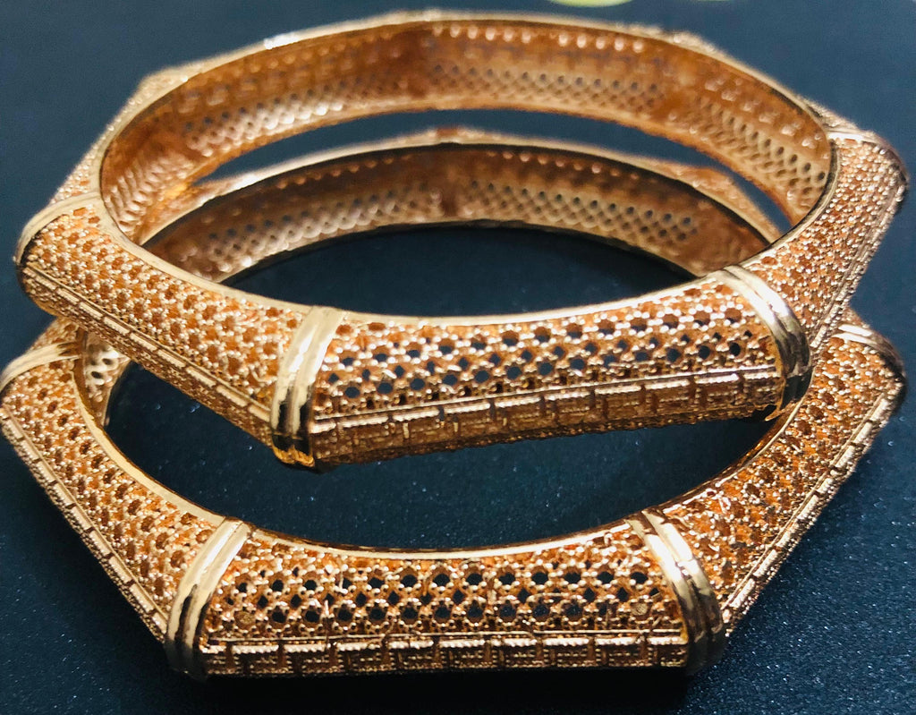 Dazzling Rose Gold-Tone Hoop Jewelry with Pavé and Faceted Beads
